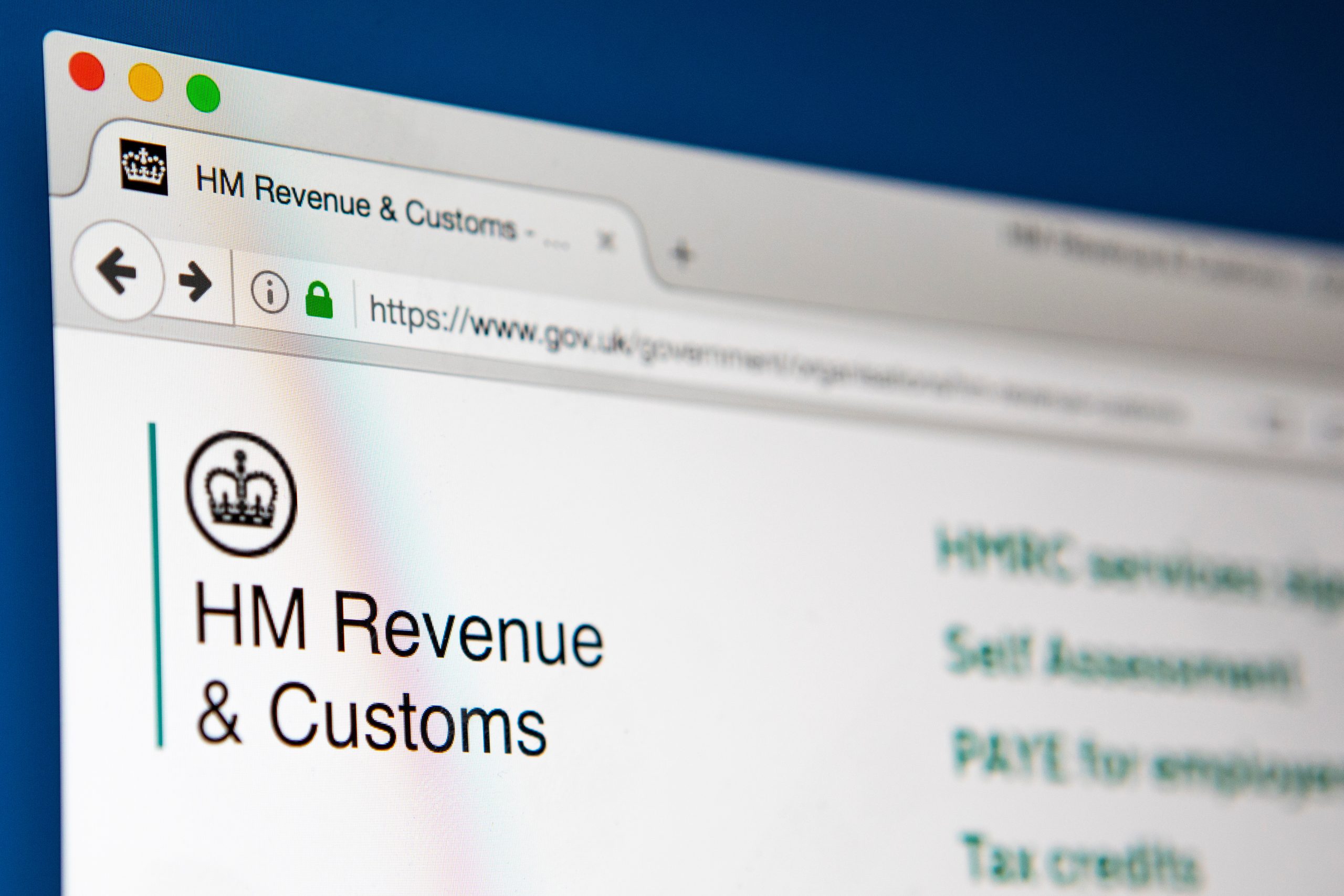 HM Revenue and Customs Website